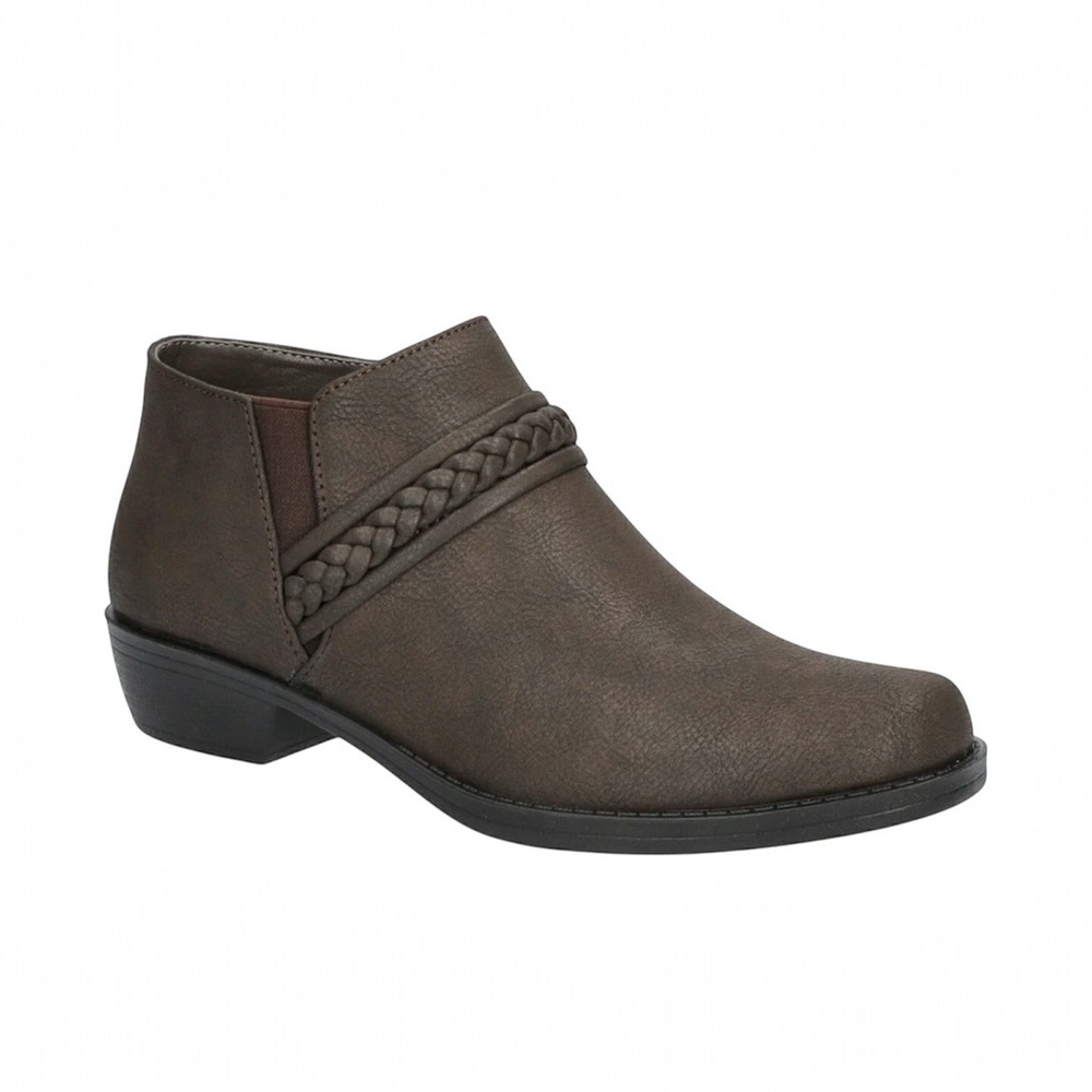 Easy Street Womens Jalia Ankle Boots Smoke Brown